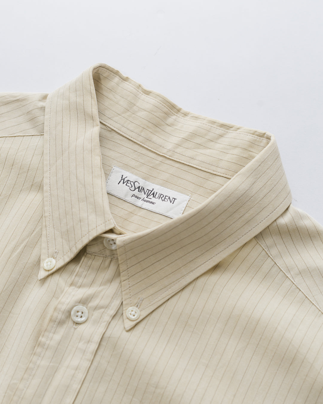 Yves Saint Laurent Pinstriped Button Down