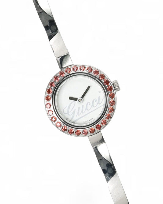 Gucci Garnet Bezel Bangle