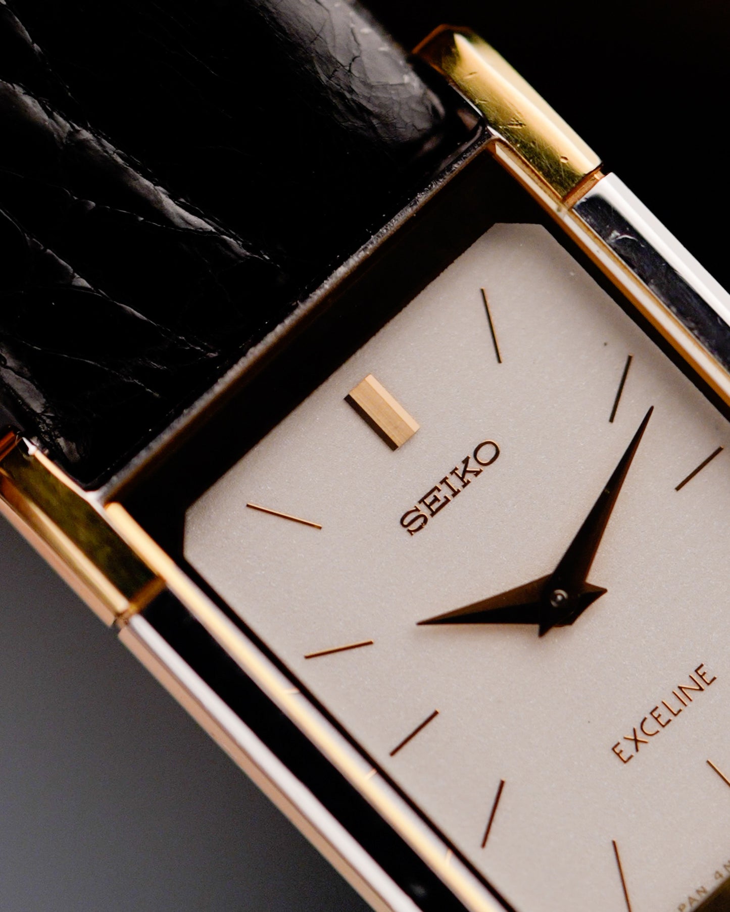 1980s Vintage Seiko Dual Toned Tank