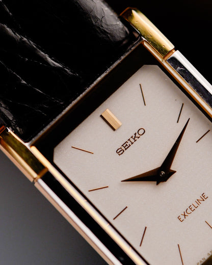 1980s Vintage Seiko Dual Toned Tank