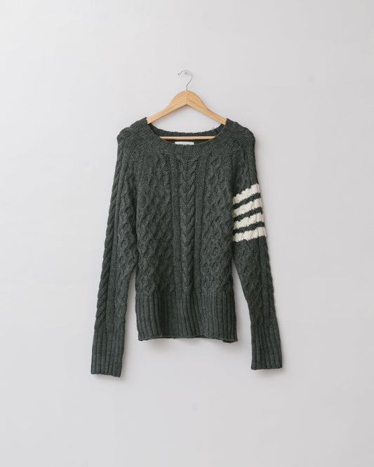 4 bar knit sweater