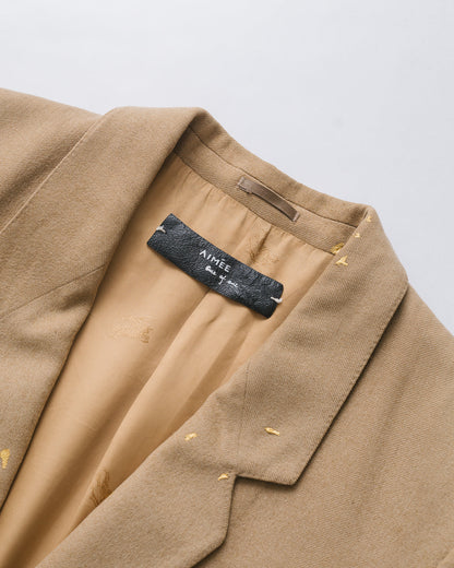 70s Vintage Burberry Upcycled Kintsugi Cashmere & Wool