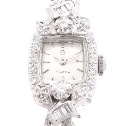 1950s Vintage Omega Diamond Bezel