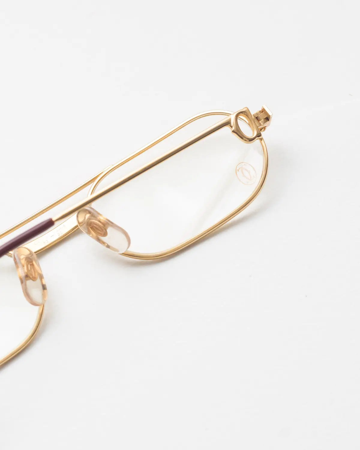 Vintage 80’s cartier santos glasses