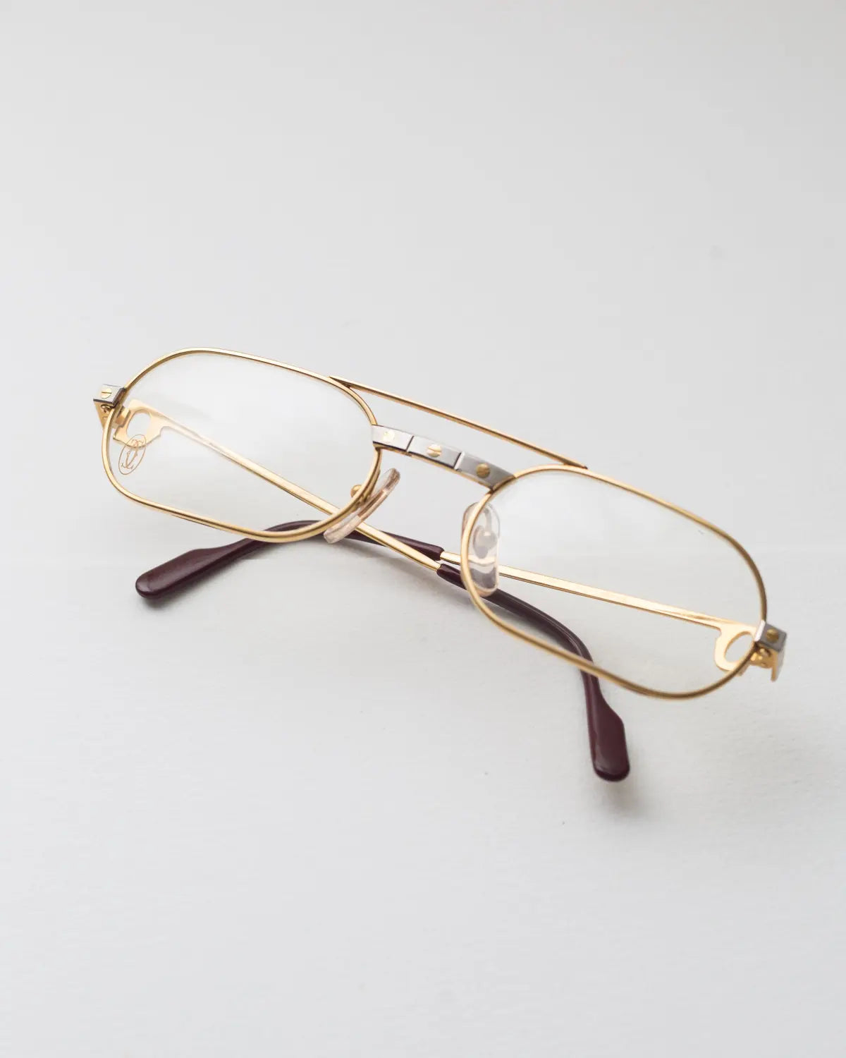 Vintage 80’s cartier santos glasses