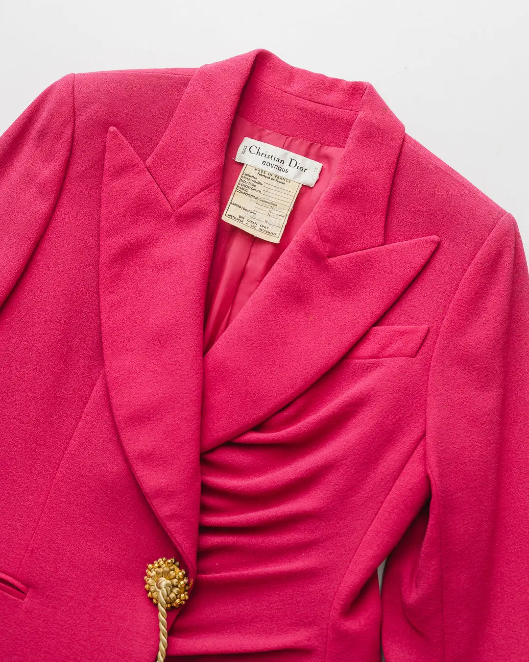 Vintage Christian Dior Pink Blazer