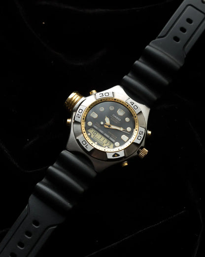 Casio 90s vintage divers depth meter