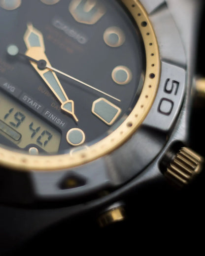 Casio 90s vintage divers depth meter