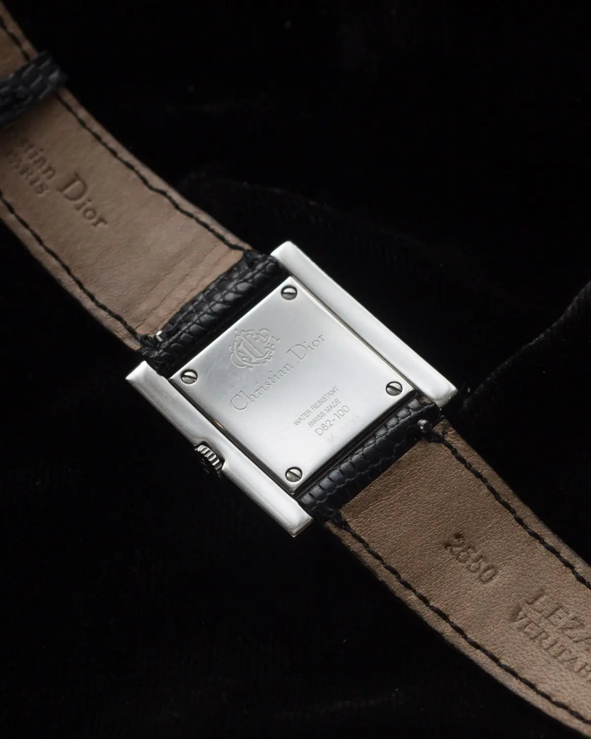 Christian dior 90s vintage cool carre in lizard skin