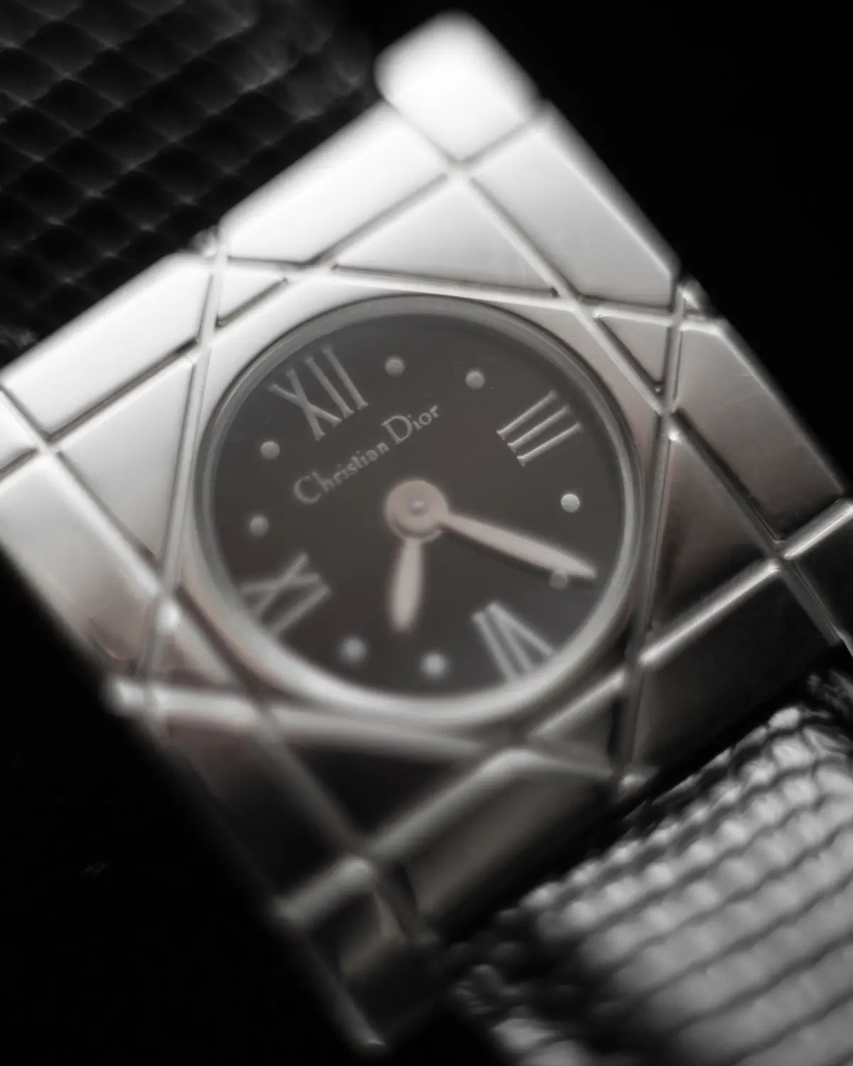 Christian dior 90s vintage cool carre in lizard skin