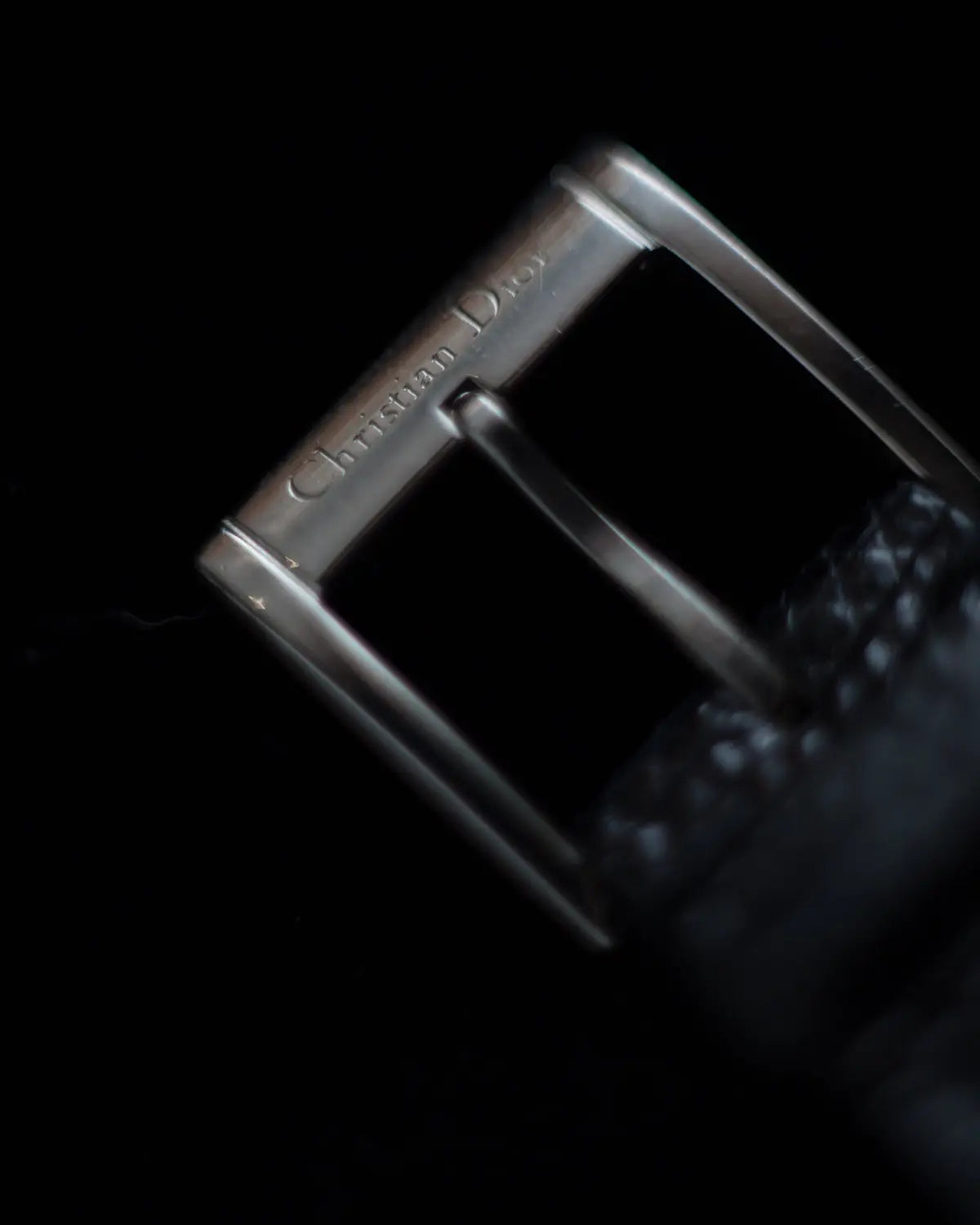 Christian dior 90s vintage cool carre in lizard skin