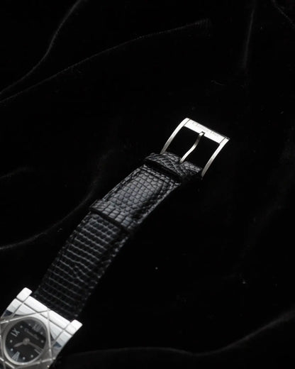 Christian dior 90s vintage cool carre in lizard skin