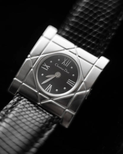 Christian dior 90s vintage cool carre in lizard skin