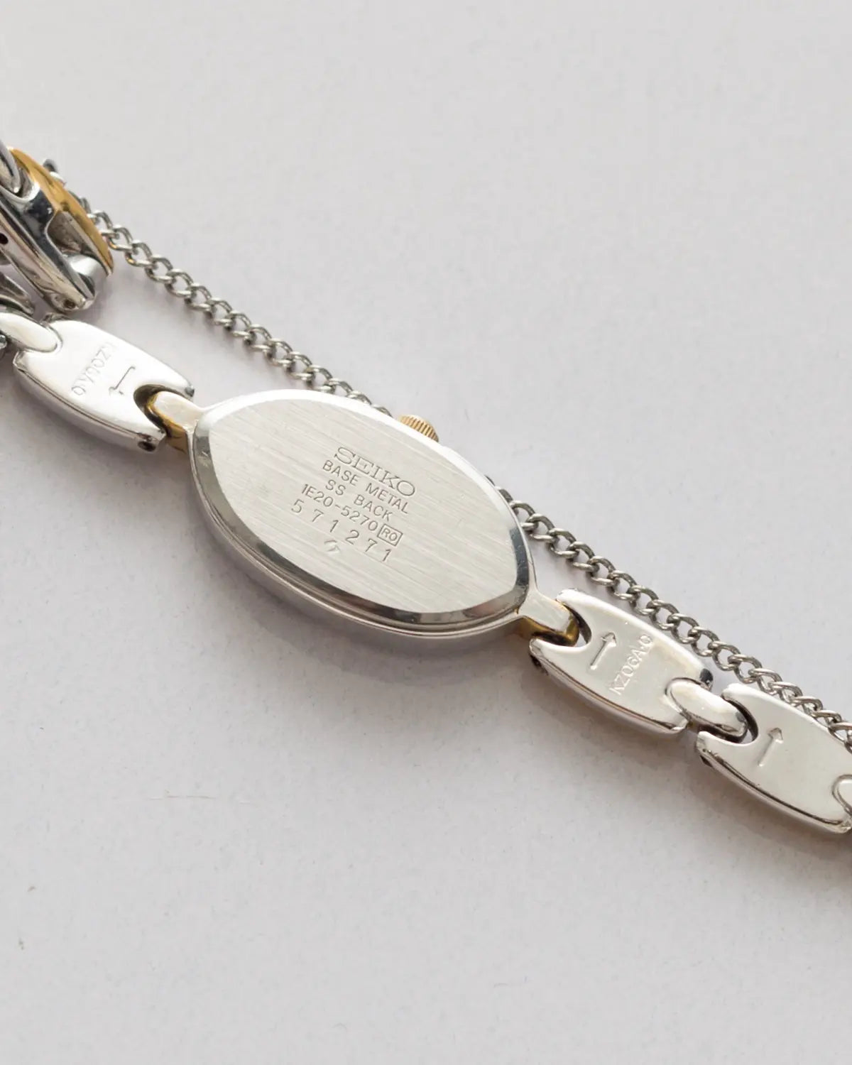 Seiko 90s vintage dual toned