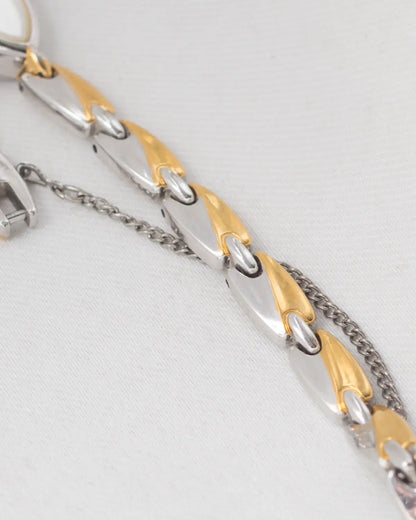 Seiko 90s vintage dual toned