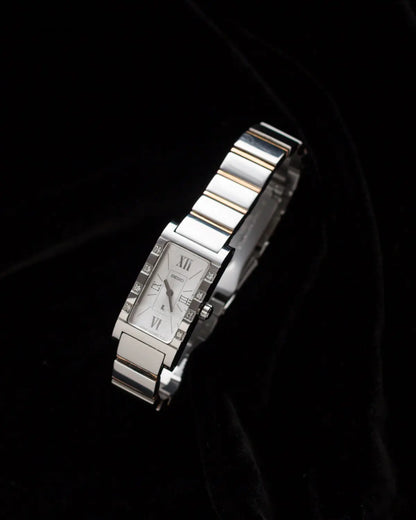 Seiko 90s vintage dual toned