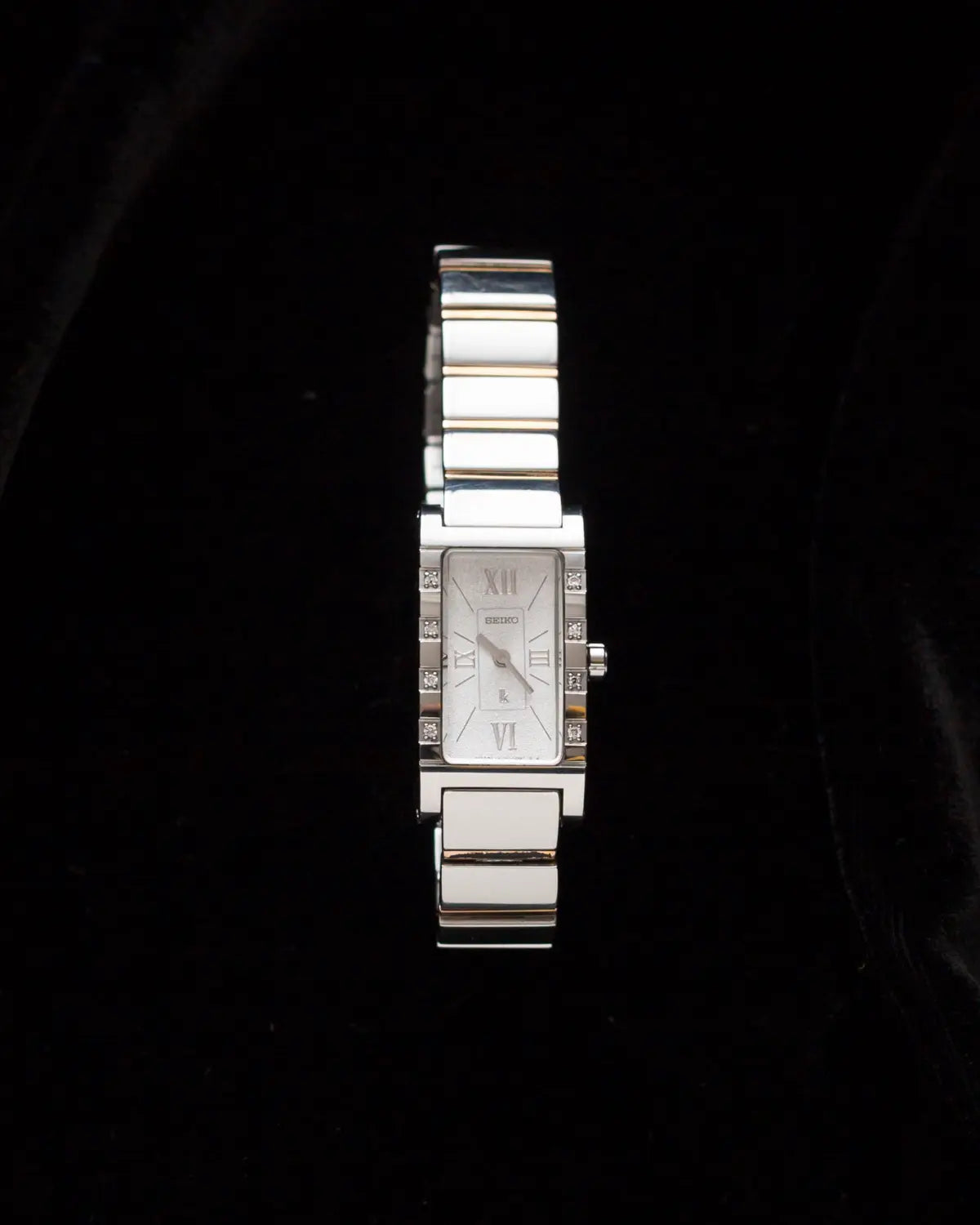 Seiko 90s vintage dual toned