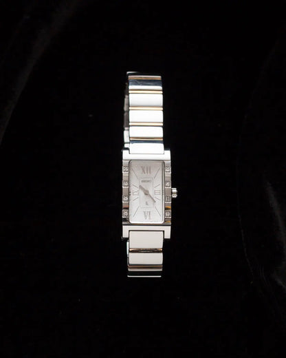 Seiko 90s vintage dual toned