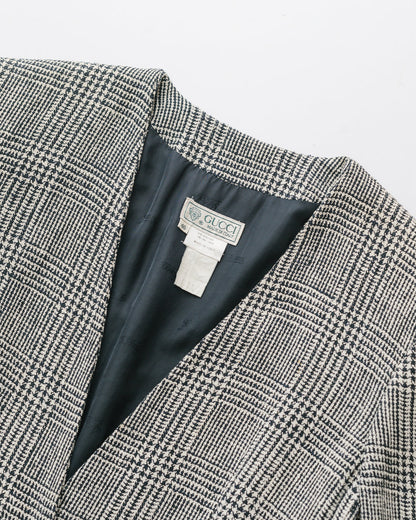 Vintage Gucci Silk & Linen Blazer