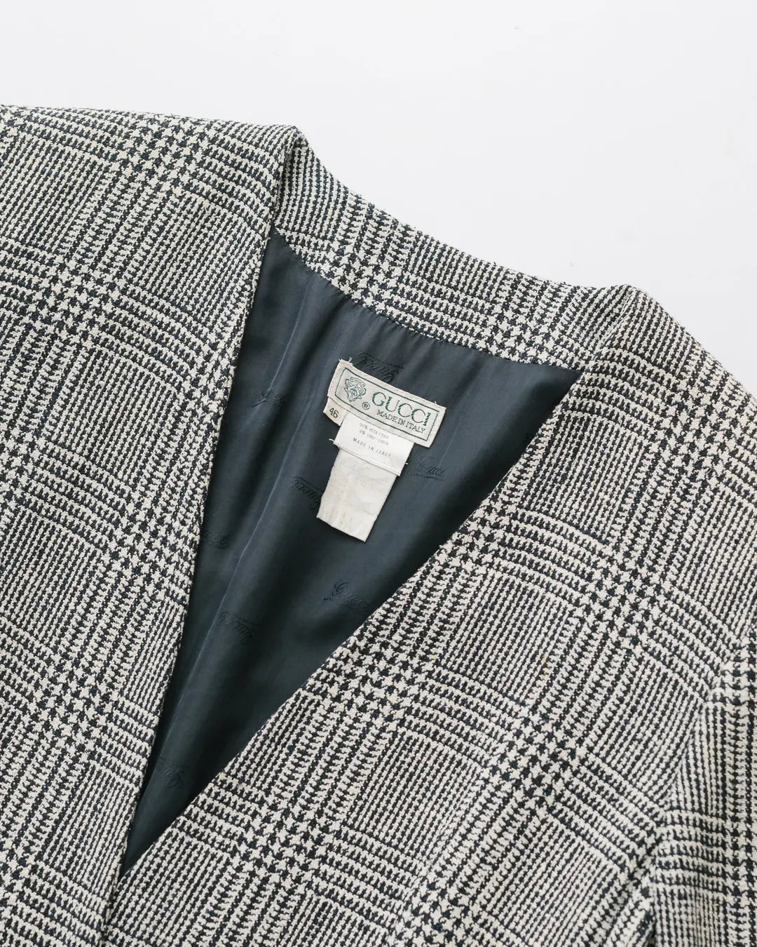 Vintage Gucci Silk & Linen Blazer