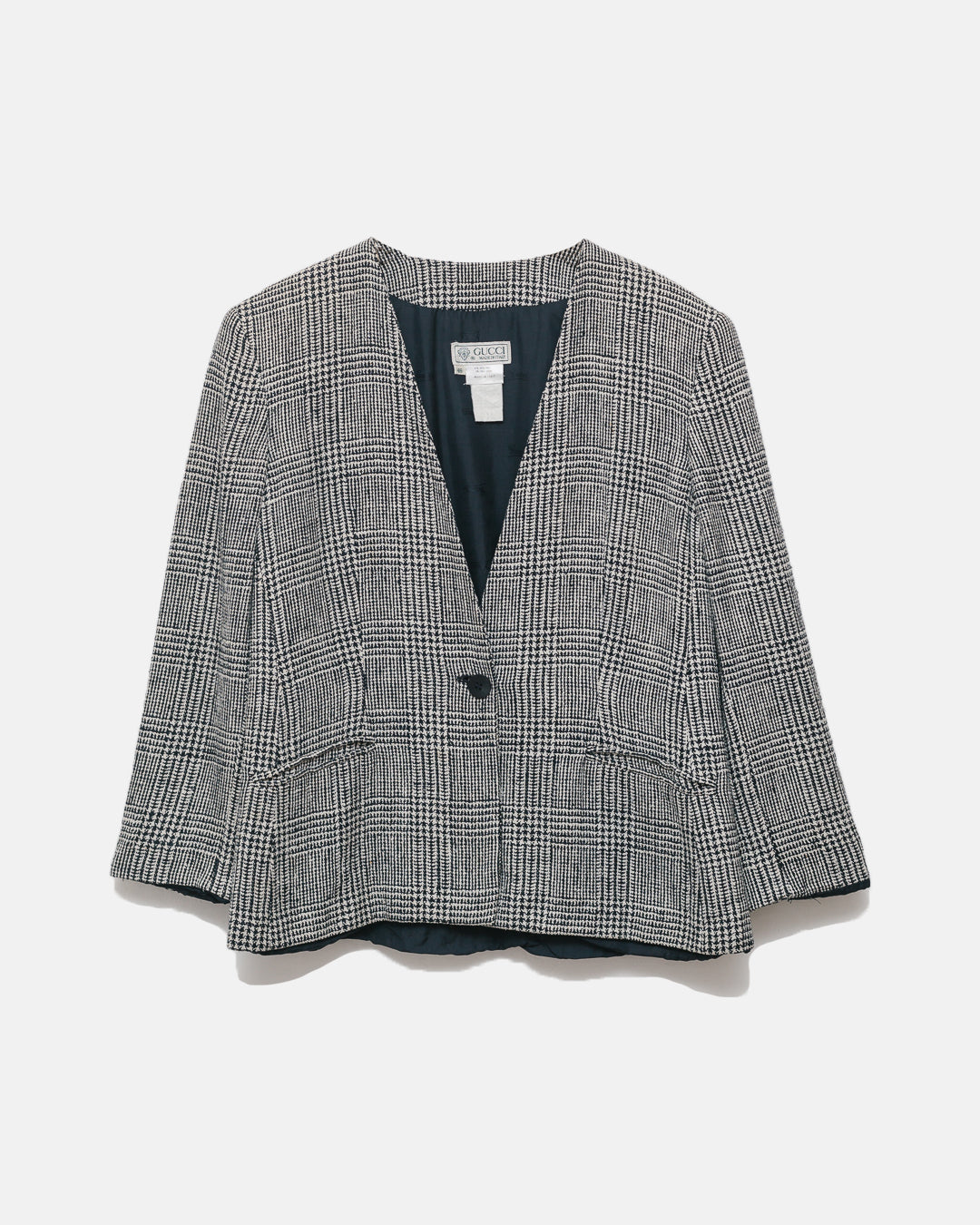 Vintage Gucci Silk & Linen Blazer