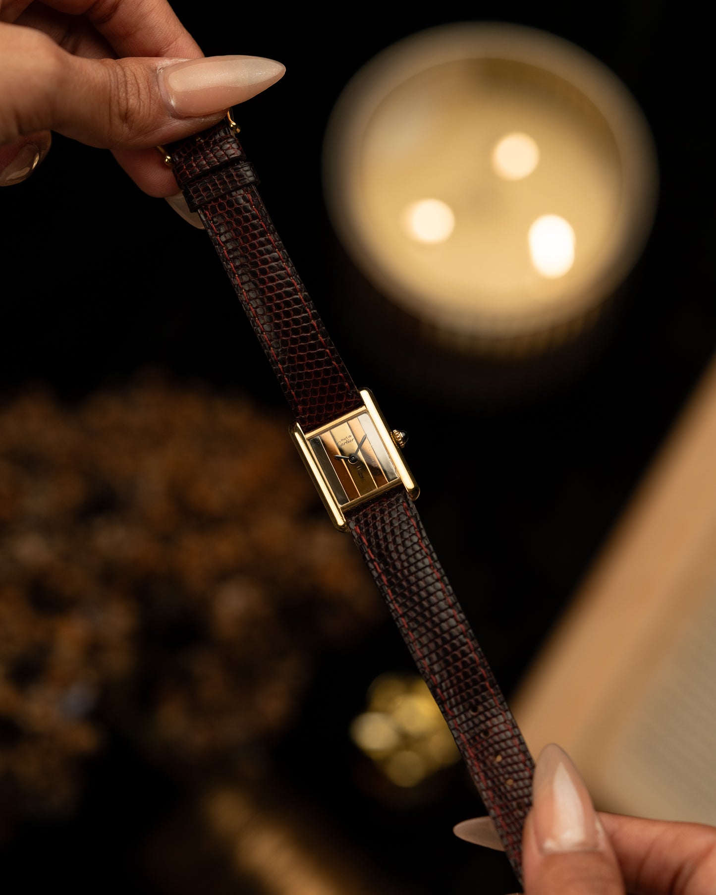1970s Cartier Trinity Tank