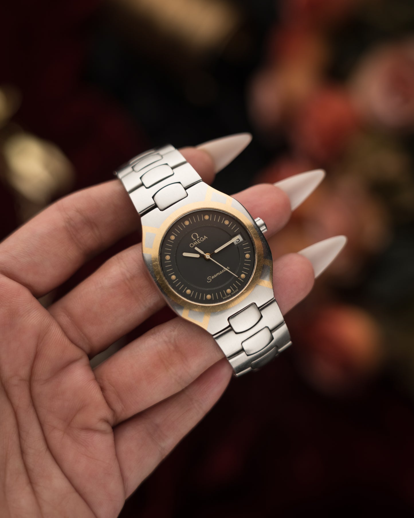 1980s Vintage Omega Seamaster Polaris