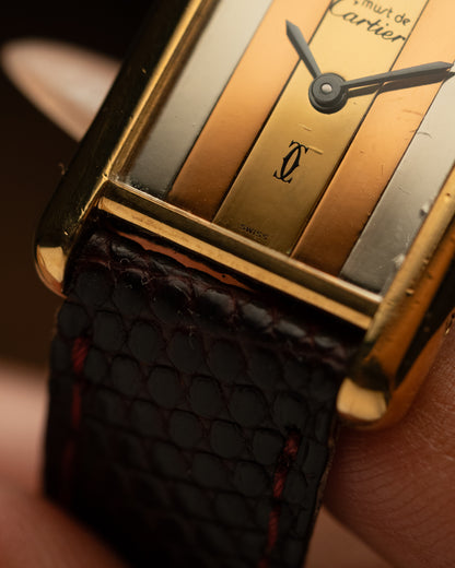 1970s Cartier Trinity Tank