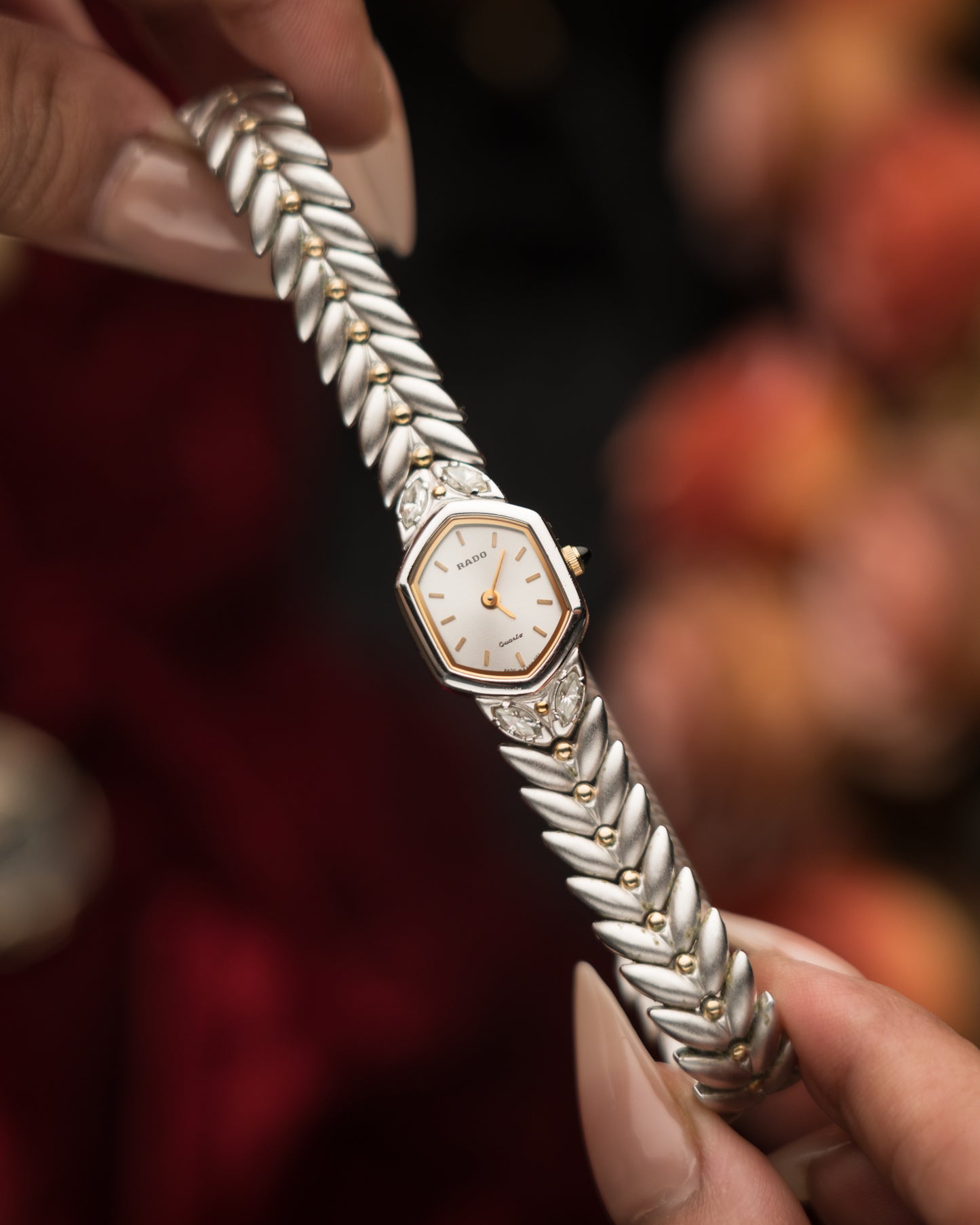 1990s Vintage Rado Diamond Dual Tone