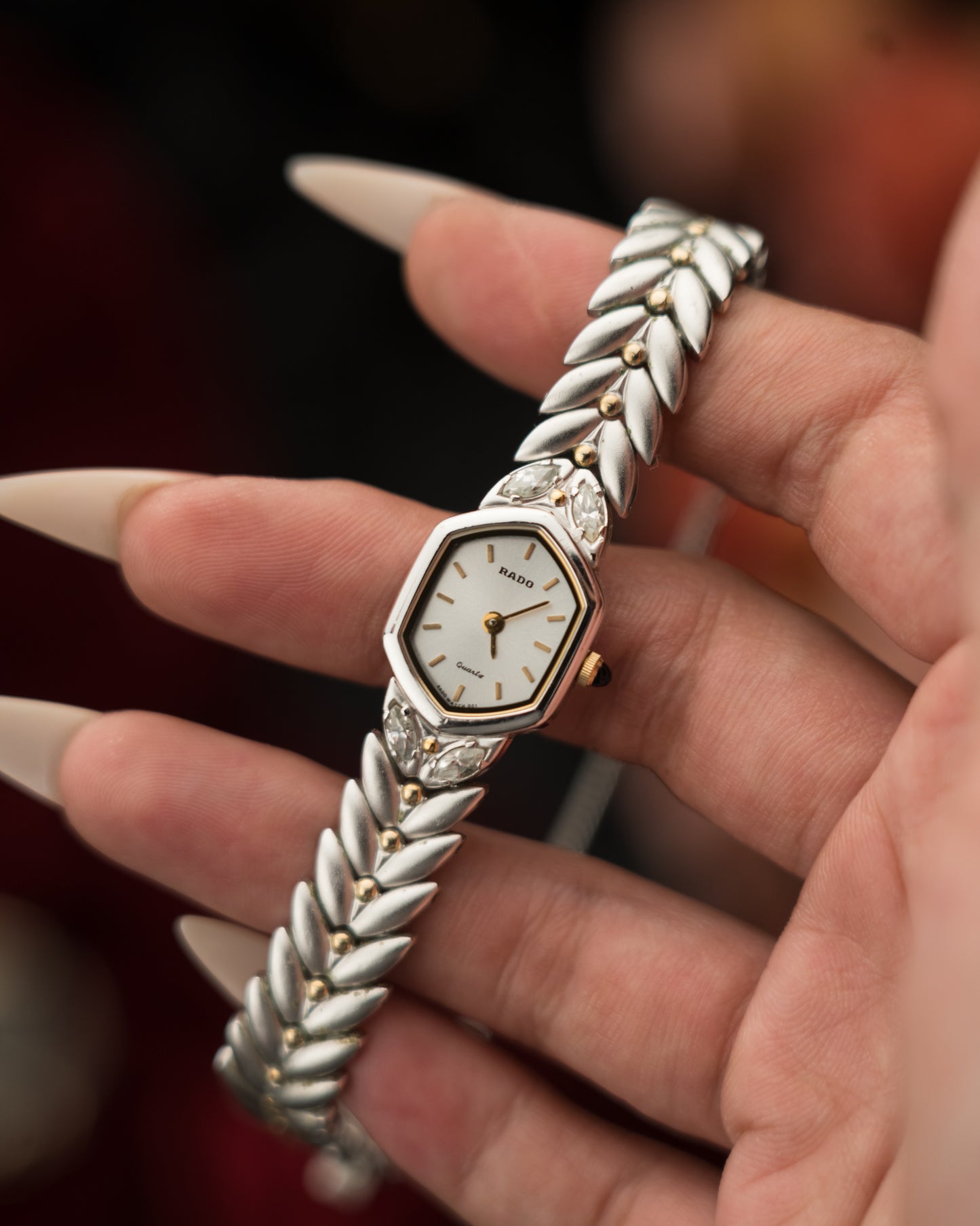 1990s Vintage Rado Diamond Dual Tone