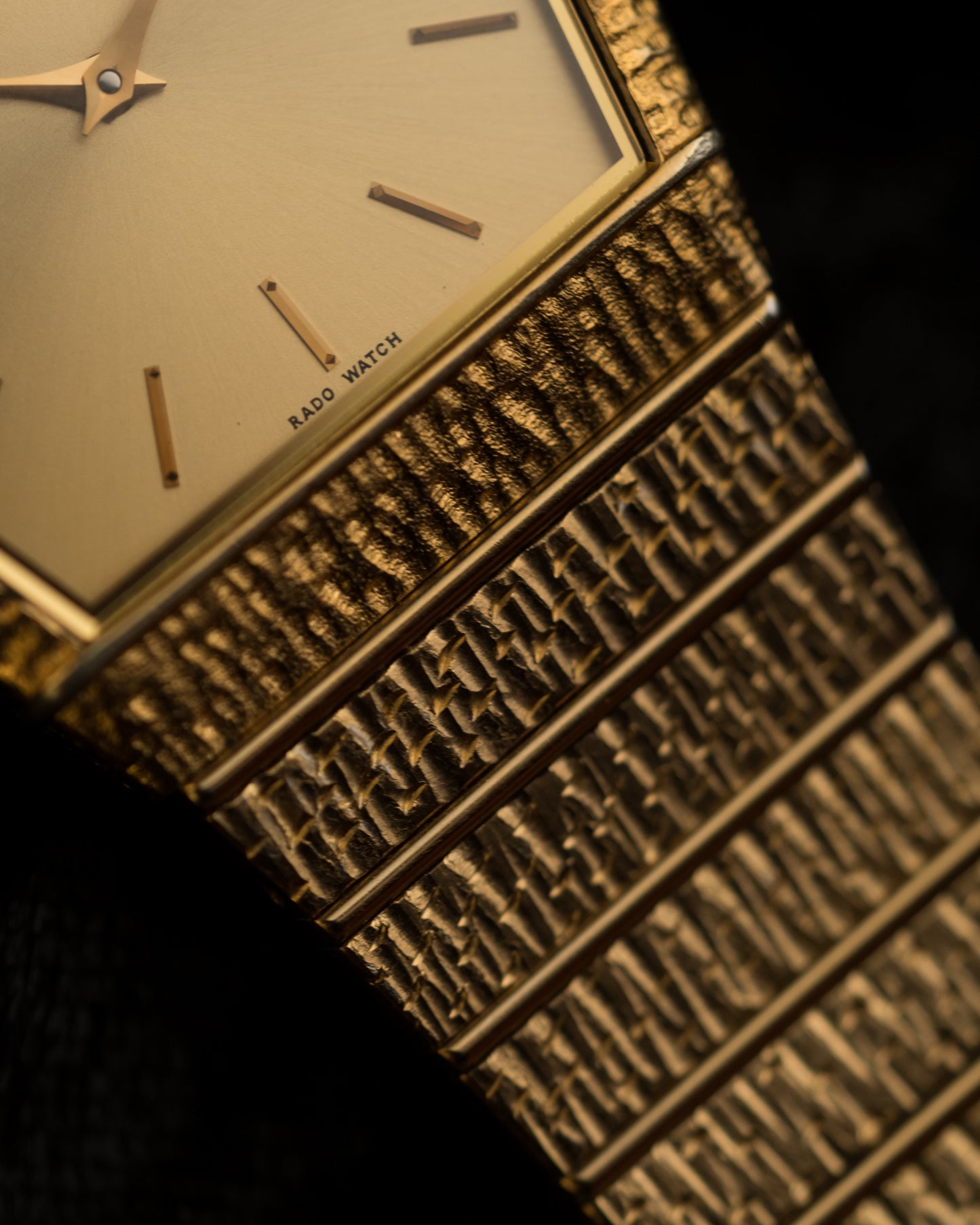 1980s Vintage Rado 'Gangster'