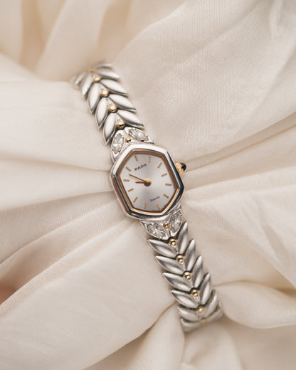 1990s Vintage Rado Diamond Dual Tone