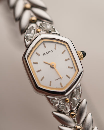 1990s Vintage Rado Diamond Dual Tone