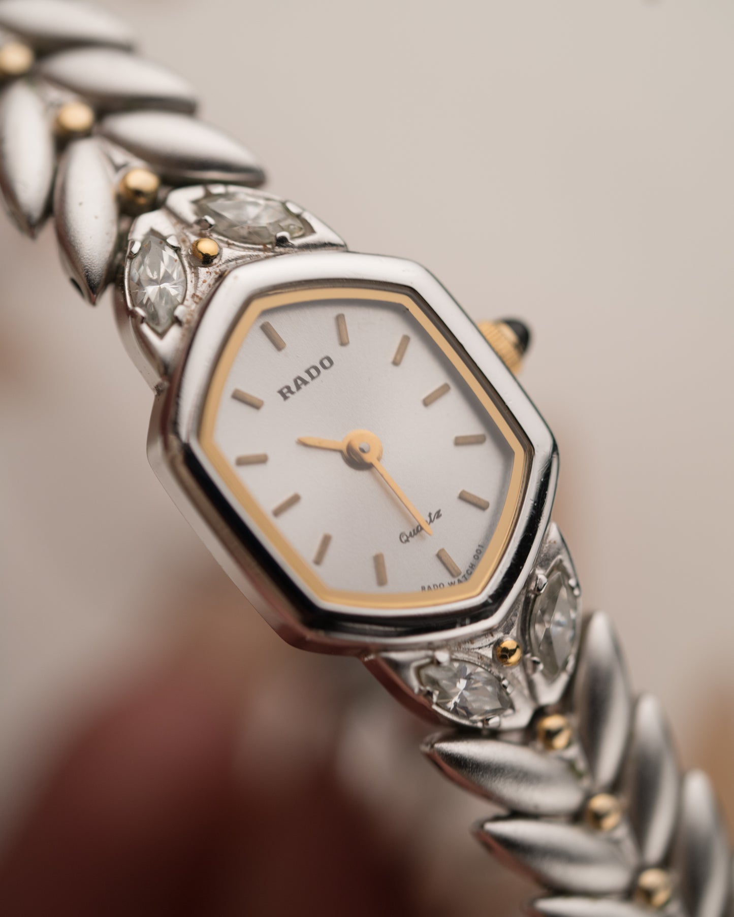 1990s Vintage Rado Diamond Dual Tone