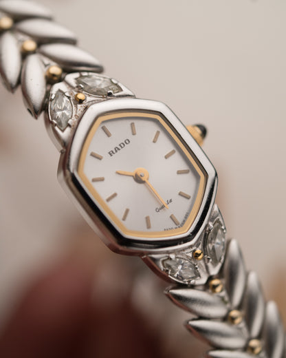 1990s Vintage Rado Diamond Dual Tone