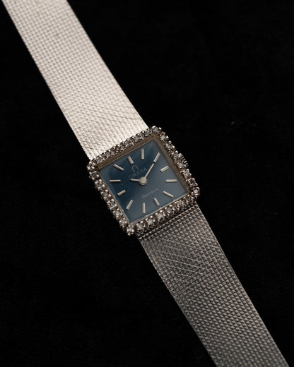 1970s Vintage Omega Diamond Halo