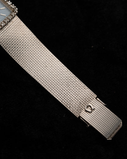 1970s Vintage Omega Diamond Halo