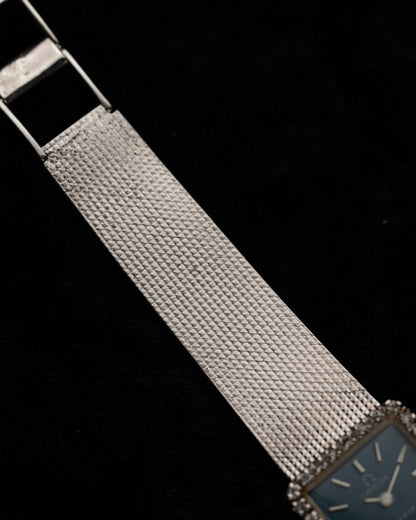 1970s Vintage Omega Diamond Halo