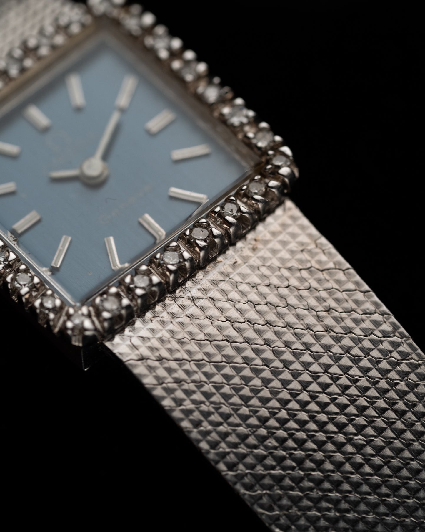 1970s Vintage Omega Diamond Halo