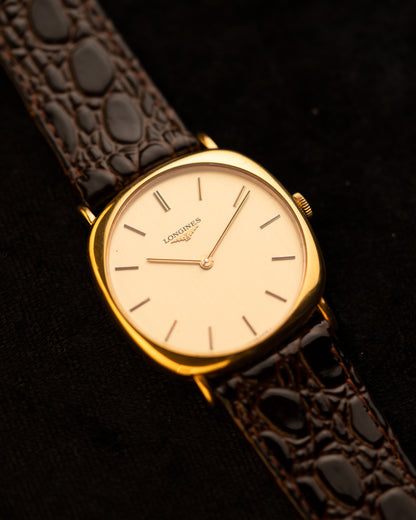 1970s Vintage Longines Cushion Case