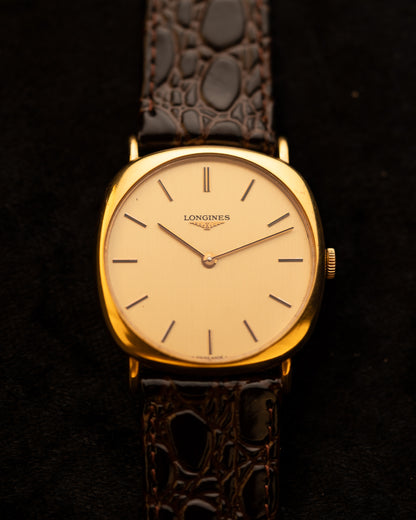 1970s Vintage Longines Cushion Case