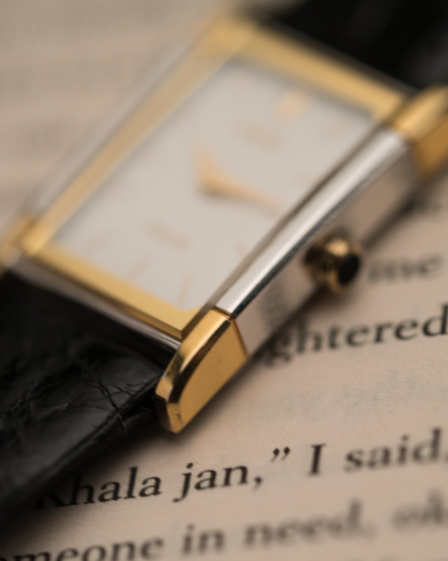 1980s Vintage Seiko Dual Toned Tank