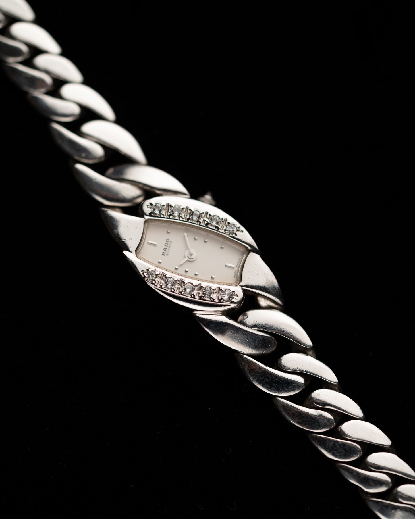 1980s Vintage Rado Cuban Chain