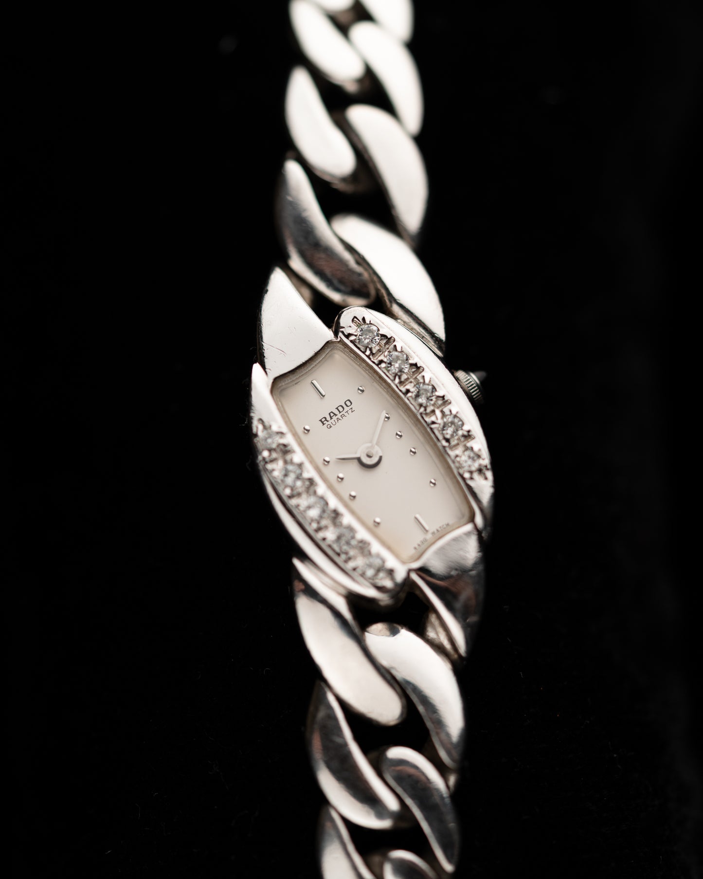 1980s Vintage Rado Cuban Chain