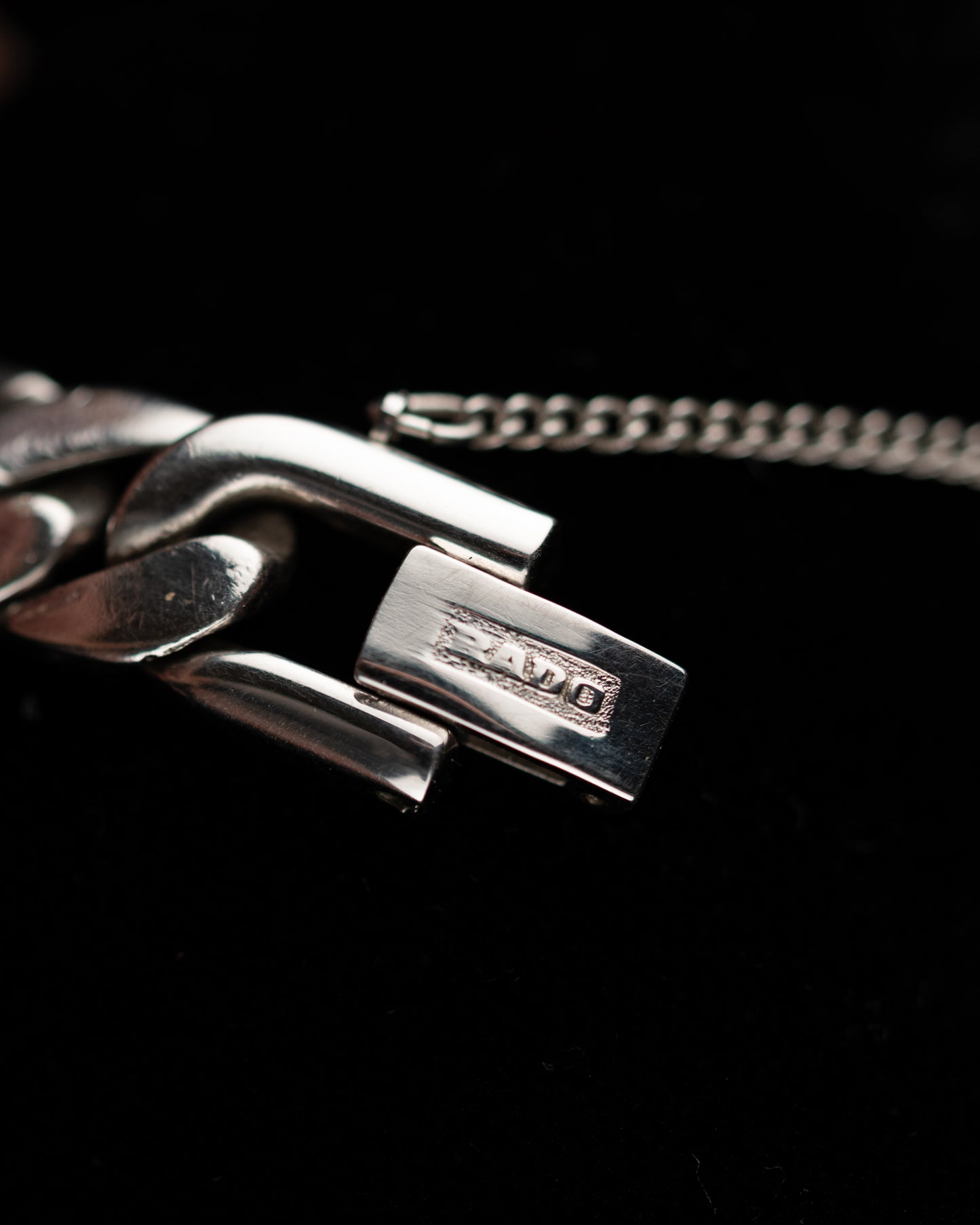 1980s Vintage Rado Cuban Chain
