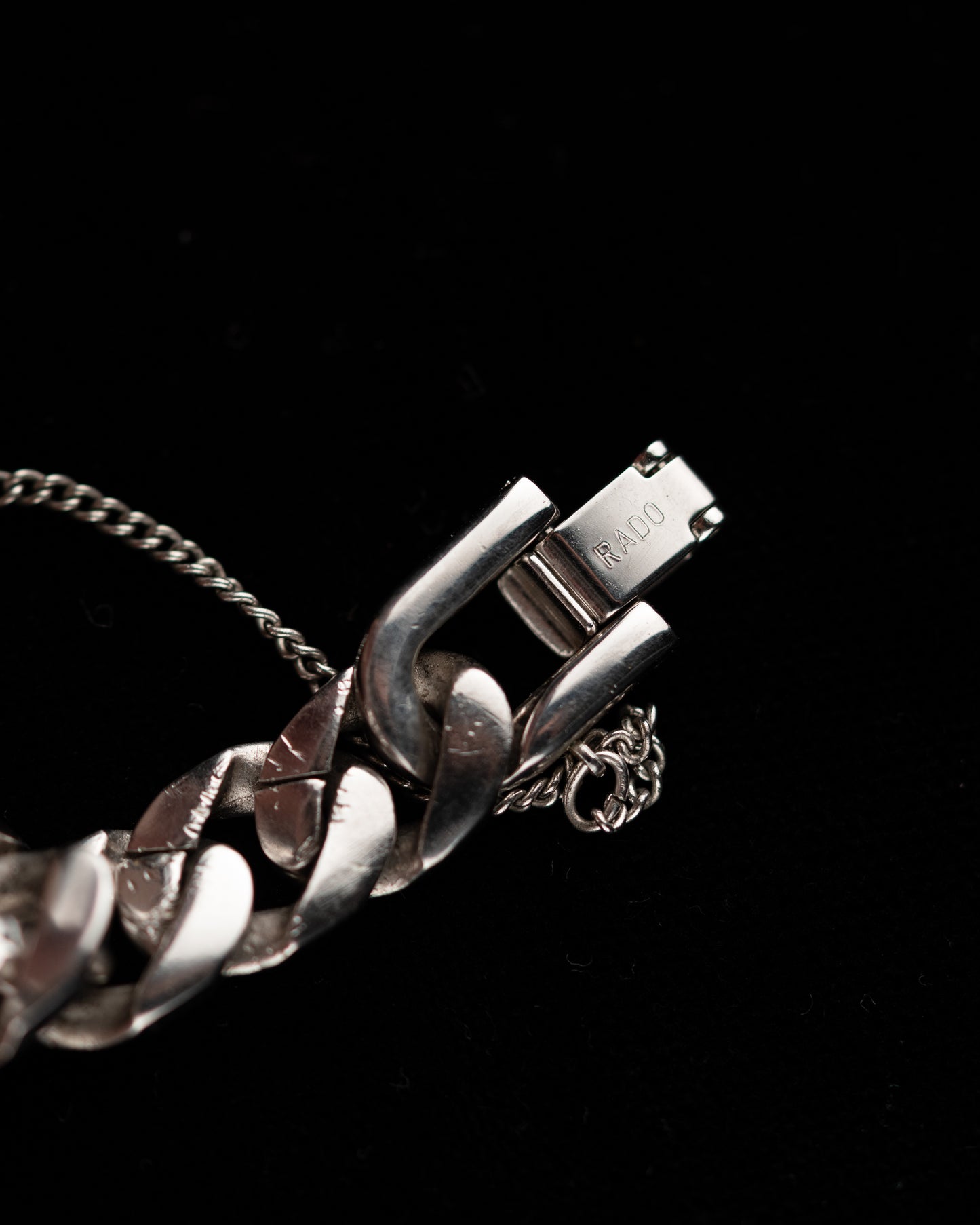 1980s Vintage Rado Cuban Chain