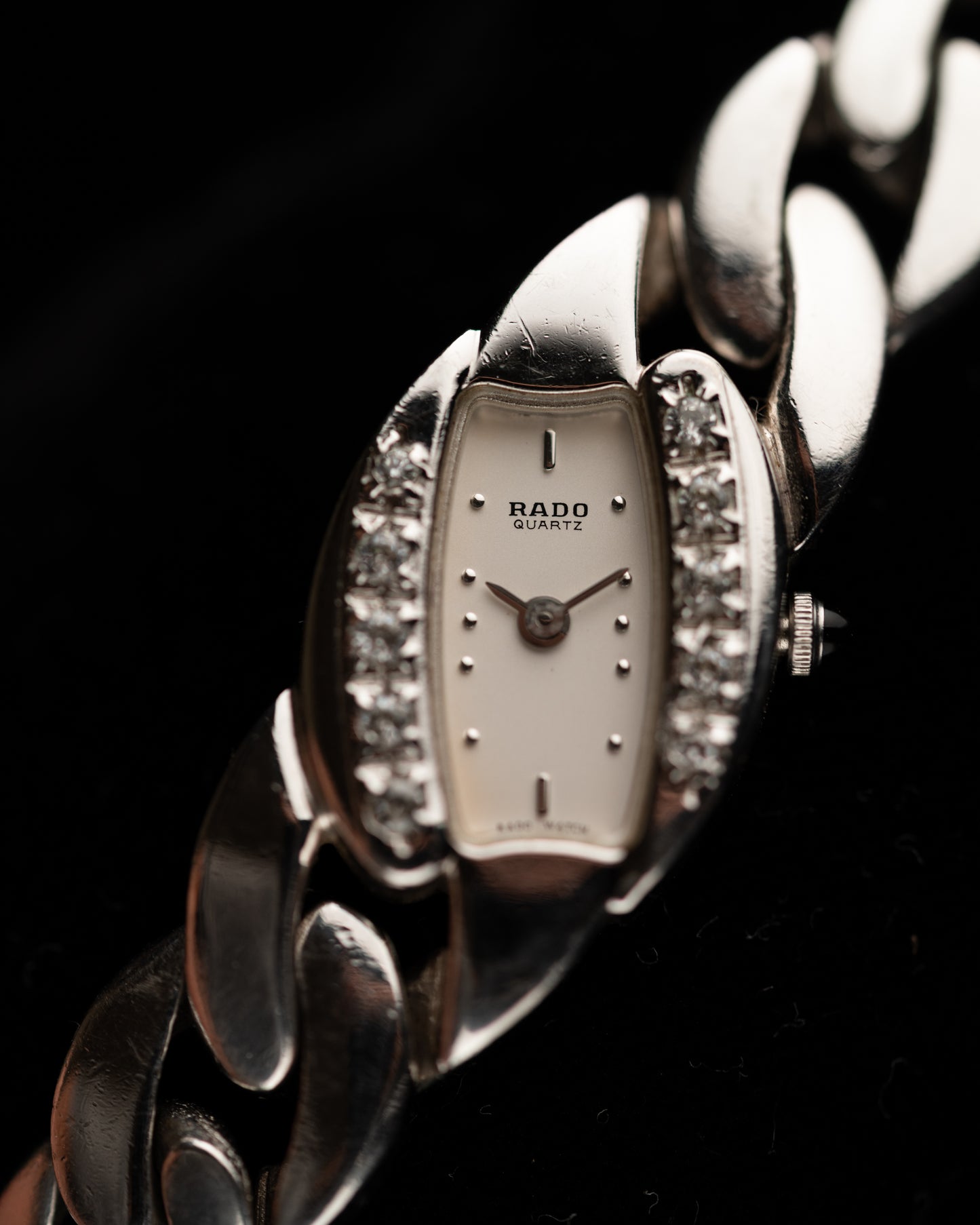 1980s Vintage Rado Cuban Chain