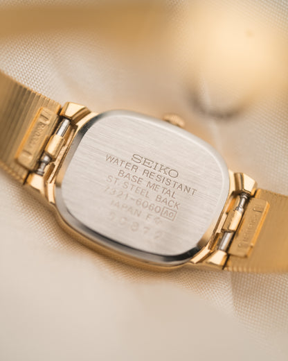 1980s Vintage Seiko Cushion Case
