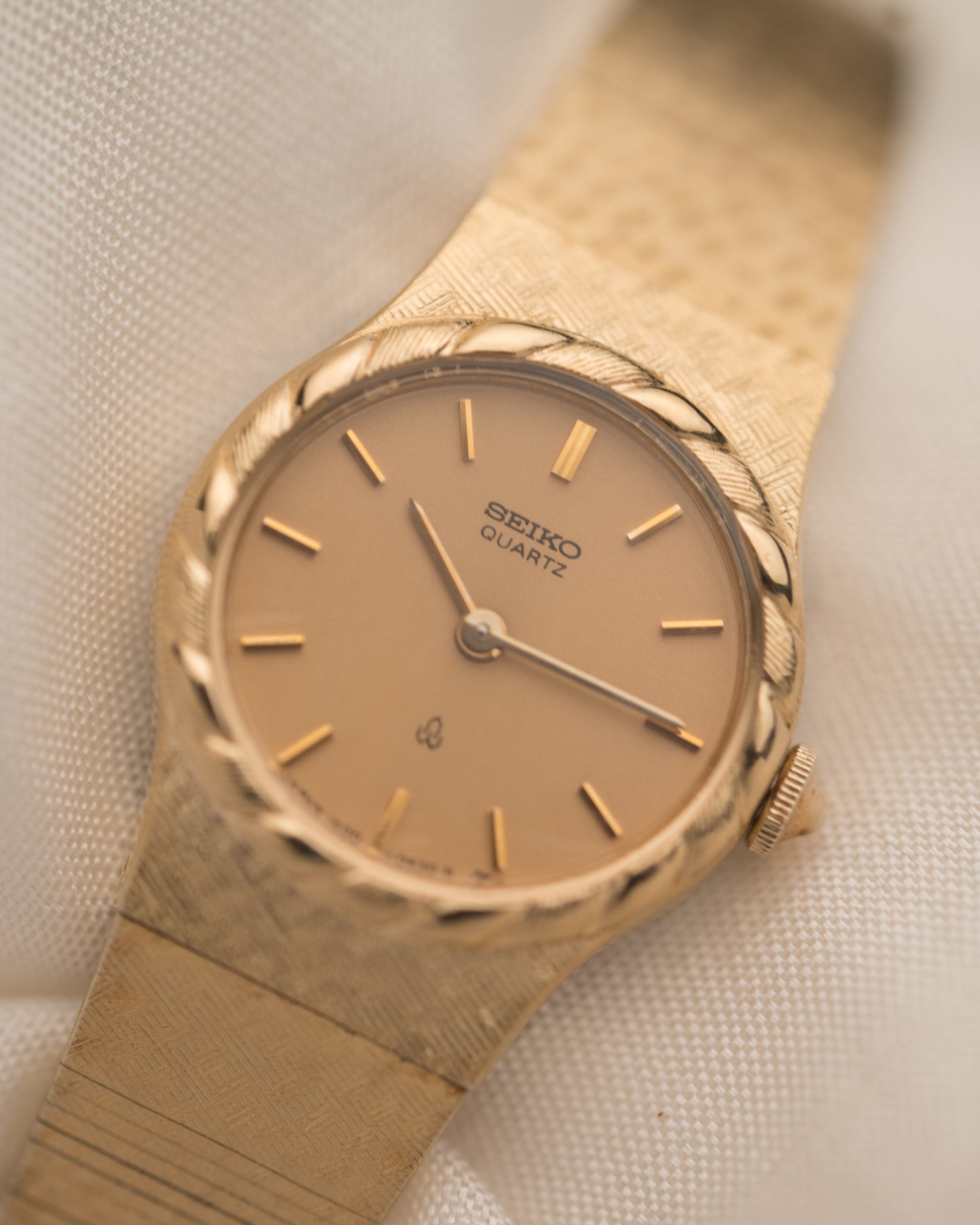 1980s Vintage Seiko Braided Bezel
