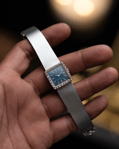 1970s Vintage Omega Diamond Halo
